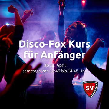 SV Gescher startet nach Ostern mit neuem Disco-Fox Kurs
 
Der SV Gescher startet ab Samstag, dem 11. April 2026, einen...