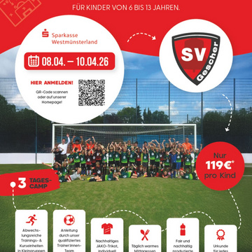 ***Erlebniswelt Fußball 2026***

In den Osterferien 2026 (08.04. - 10.04.26) findet wieder das Sparkassen-Sportcamp  der...