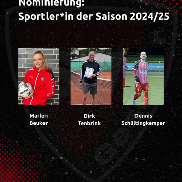 Die Wahl ist eröffnet! 🏆✨

Ab jetzt könnt ihr eure Stimme abgeben für:
💪 Sportler*in der Saison 2024/25
🎯 Trainer*in der...