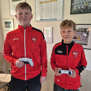 ***E Sport beim SV Gescher***

Die Jungs, Mats Richter und Silas Iking, haben am Samstag beim E-Sport Turnier in Südlohn...