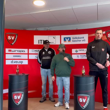 Pressekonferenz 28. Spieltag 
SV Gescher : Vorwärts Epe 
Endstand 2:4 

#svgescher #gescher